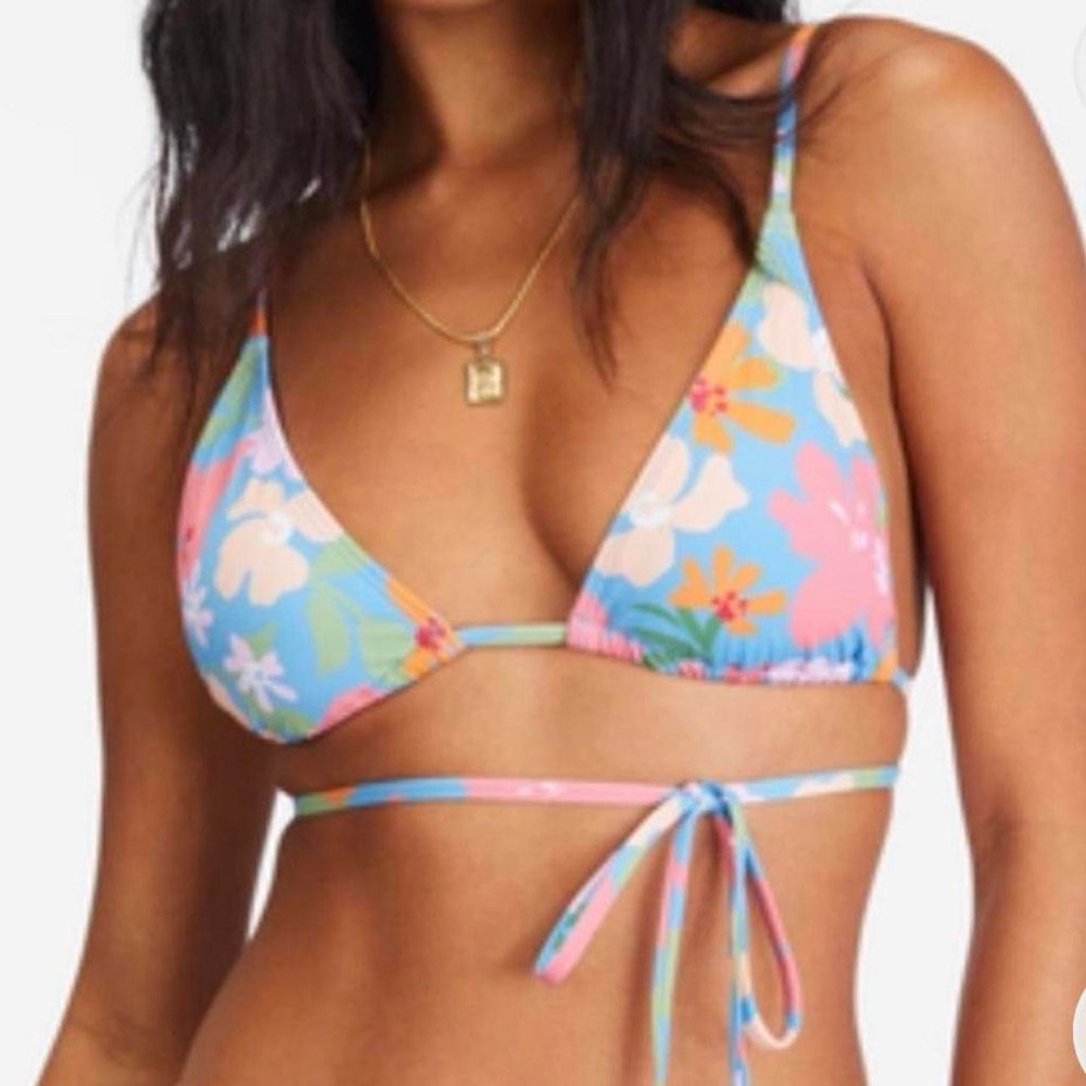 Floral Billabong Bikini Top